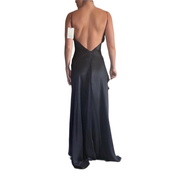 Juan Carlos Pinera Silk Dress with High Slit - Picture 3 of 5